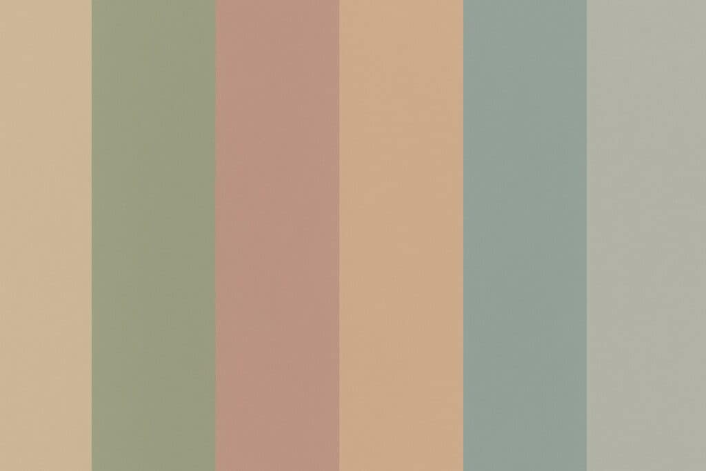 Aesthetic Muted Color Palette 