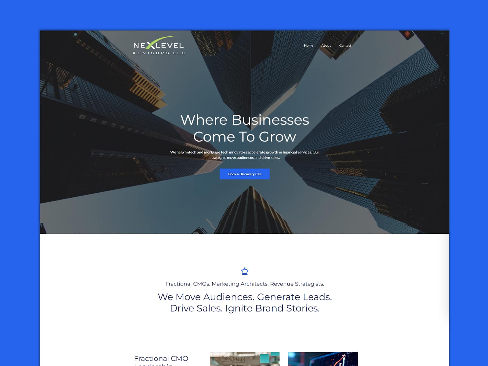 Case Study: Next Level Advisors Elementor Theme Development