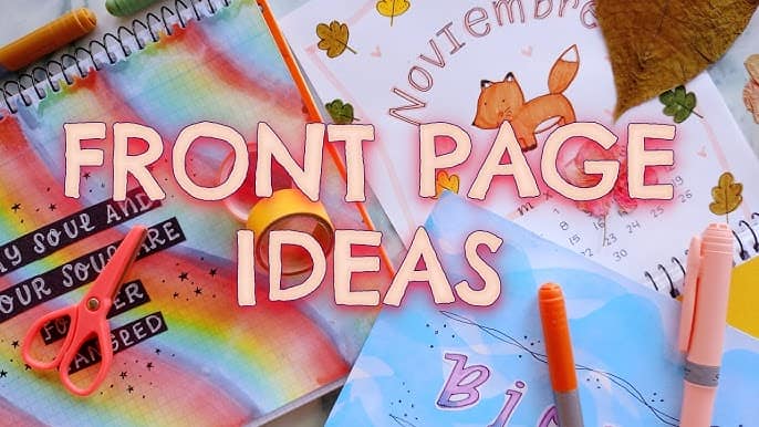 Creative Ideas for Front Page Design