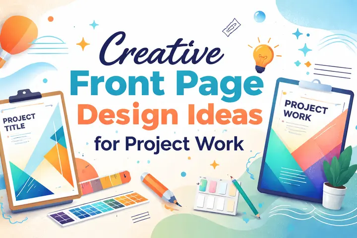Front Page Design Ideas for Project Work That Create a Powerful First Impression 79 Creative design ideas for projects