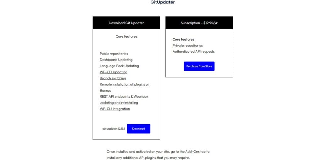 GitHub Updater Plugin