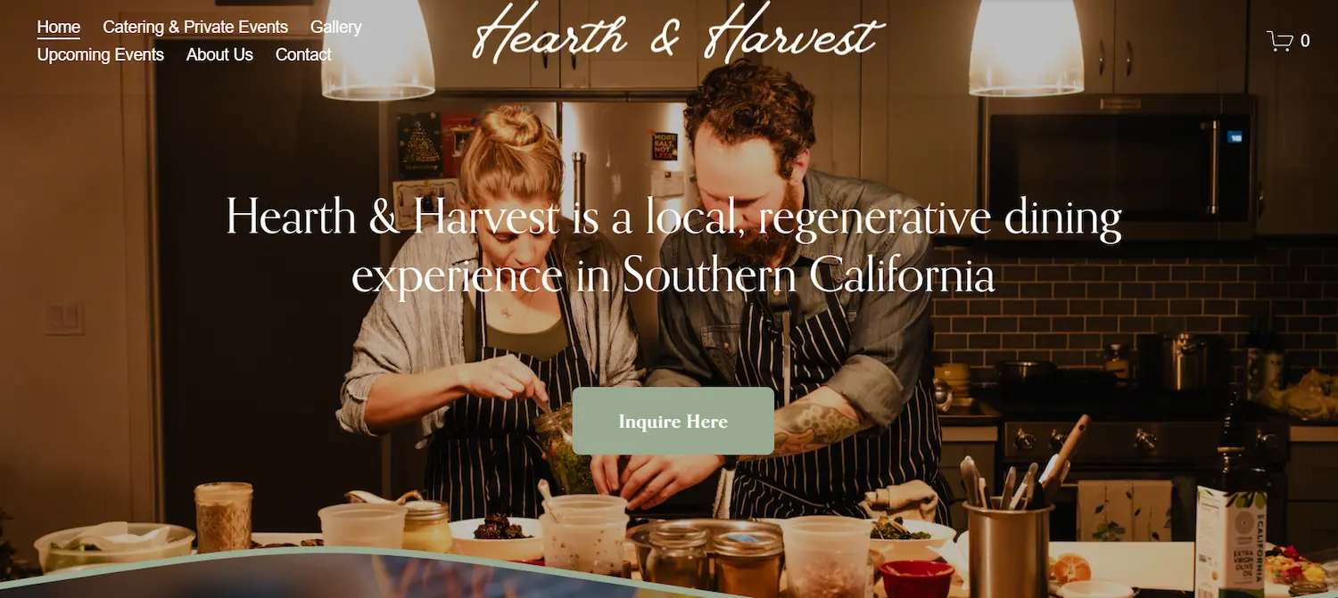 Best Food Website Design: Trending Ideas and Examples 81 Hearth & Harvest