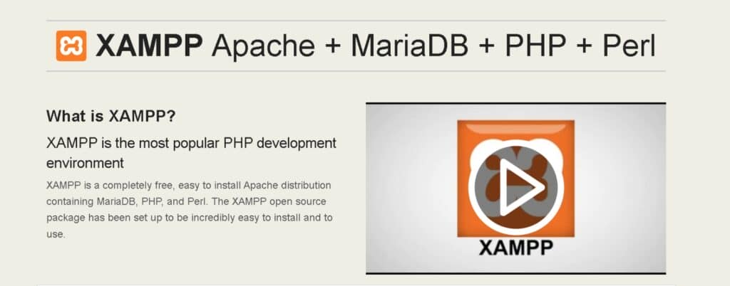 Install XAMPP