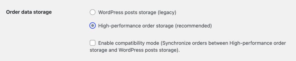 Order-data-storage-High-perofrmance-order-storage