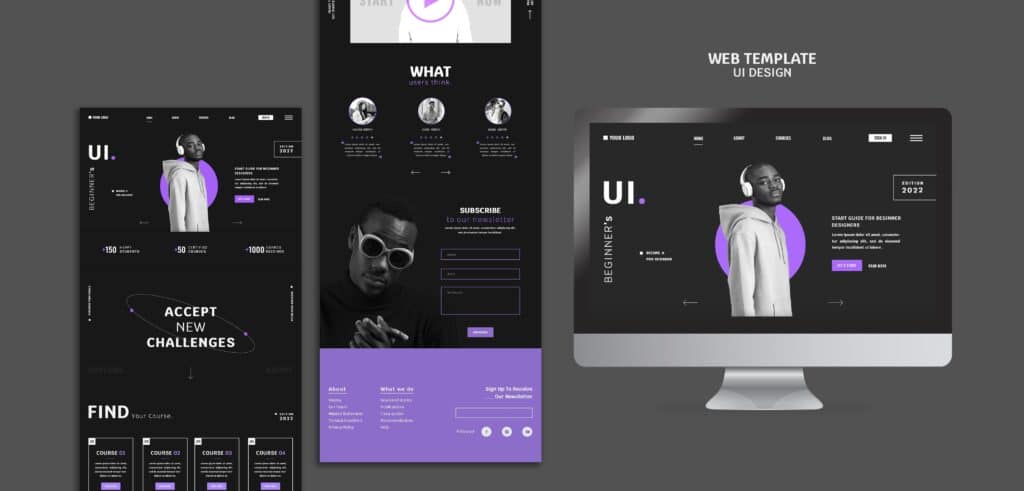 WordPress Project Front Page Design