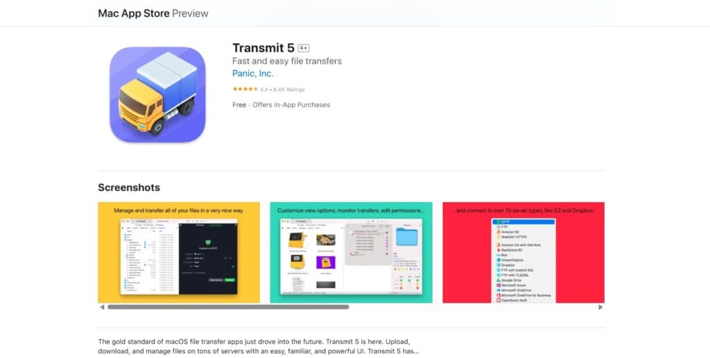 Transmit (macOS only)