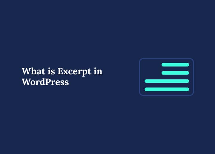 What is Excerpt in WordPress