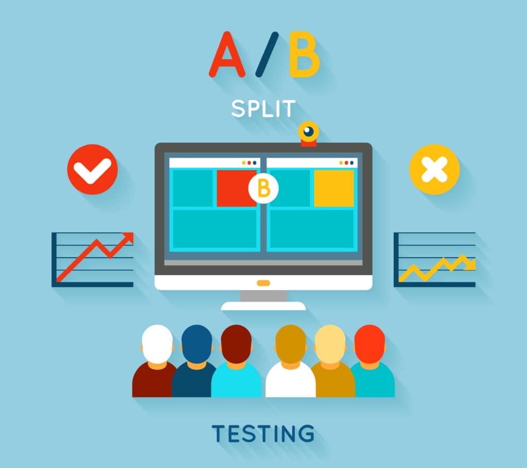 A/B comparison test