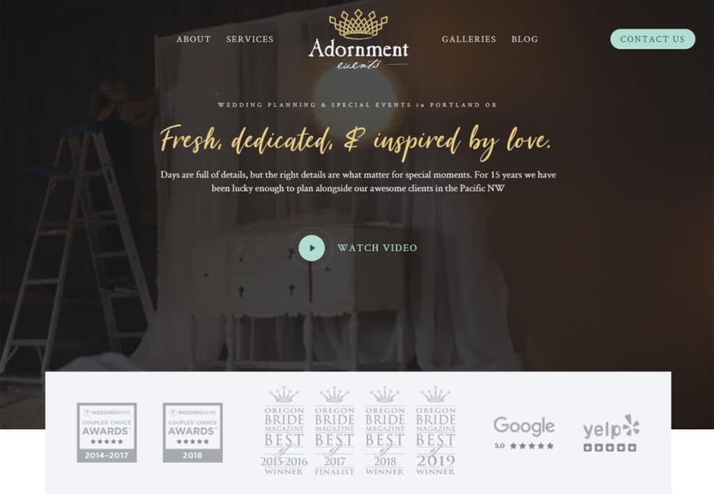 Event Planning Website