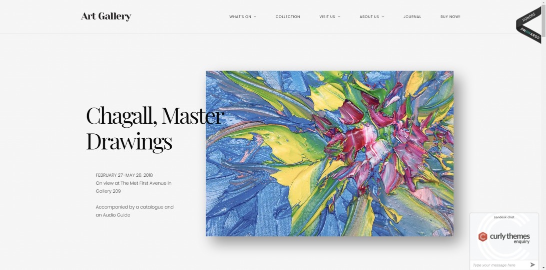 Art Gallery Website