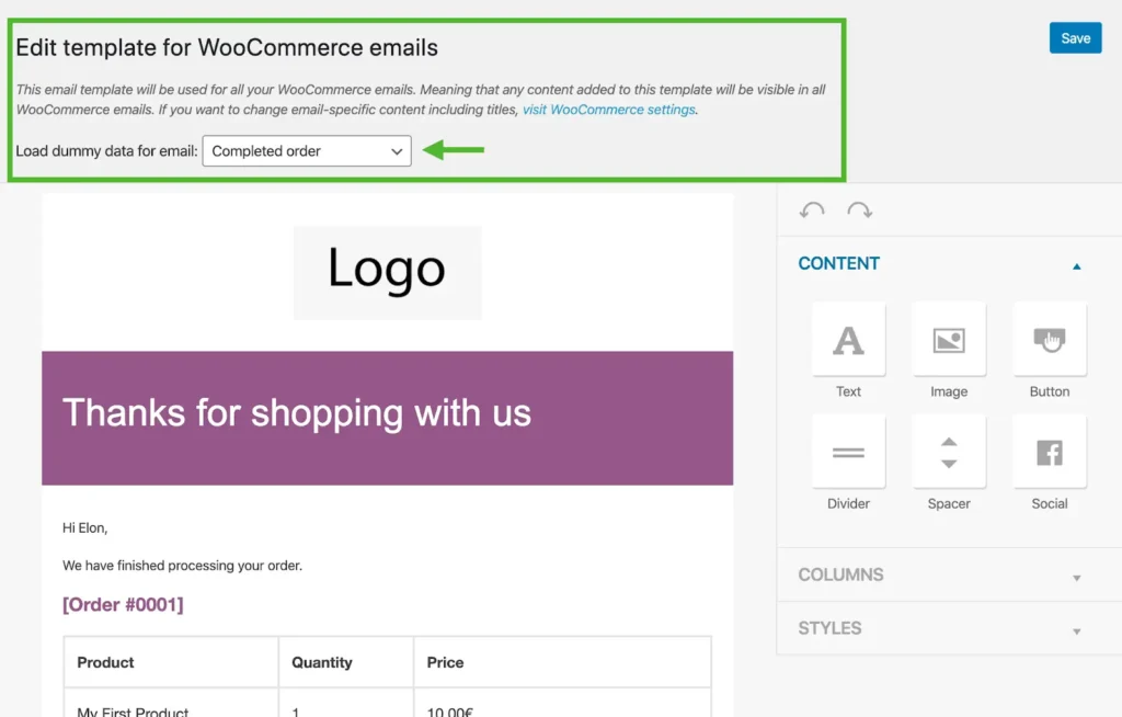 the MailPoet Email Editor Interface 