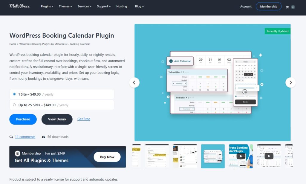 MotoPress Booking Calendar