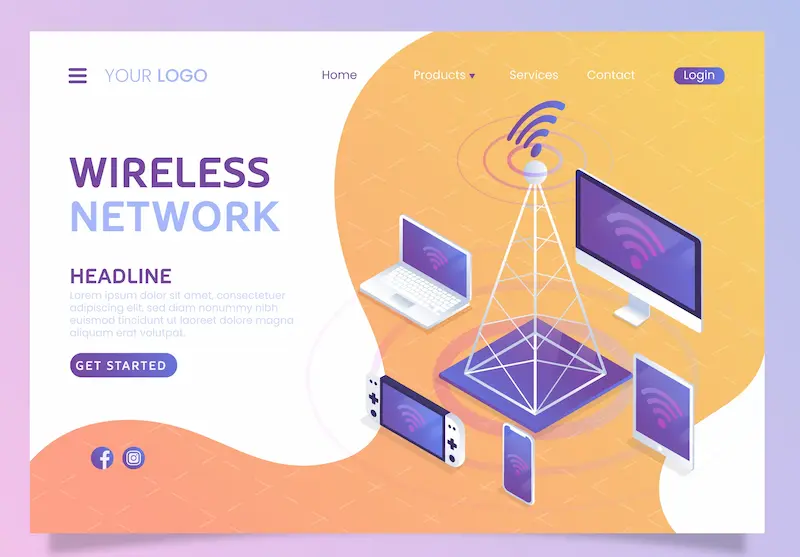 Telecommunications Website Design Visual Hierarchy Aesthetics