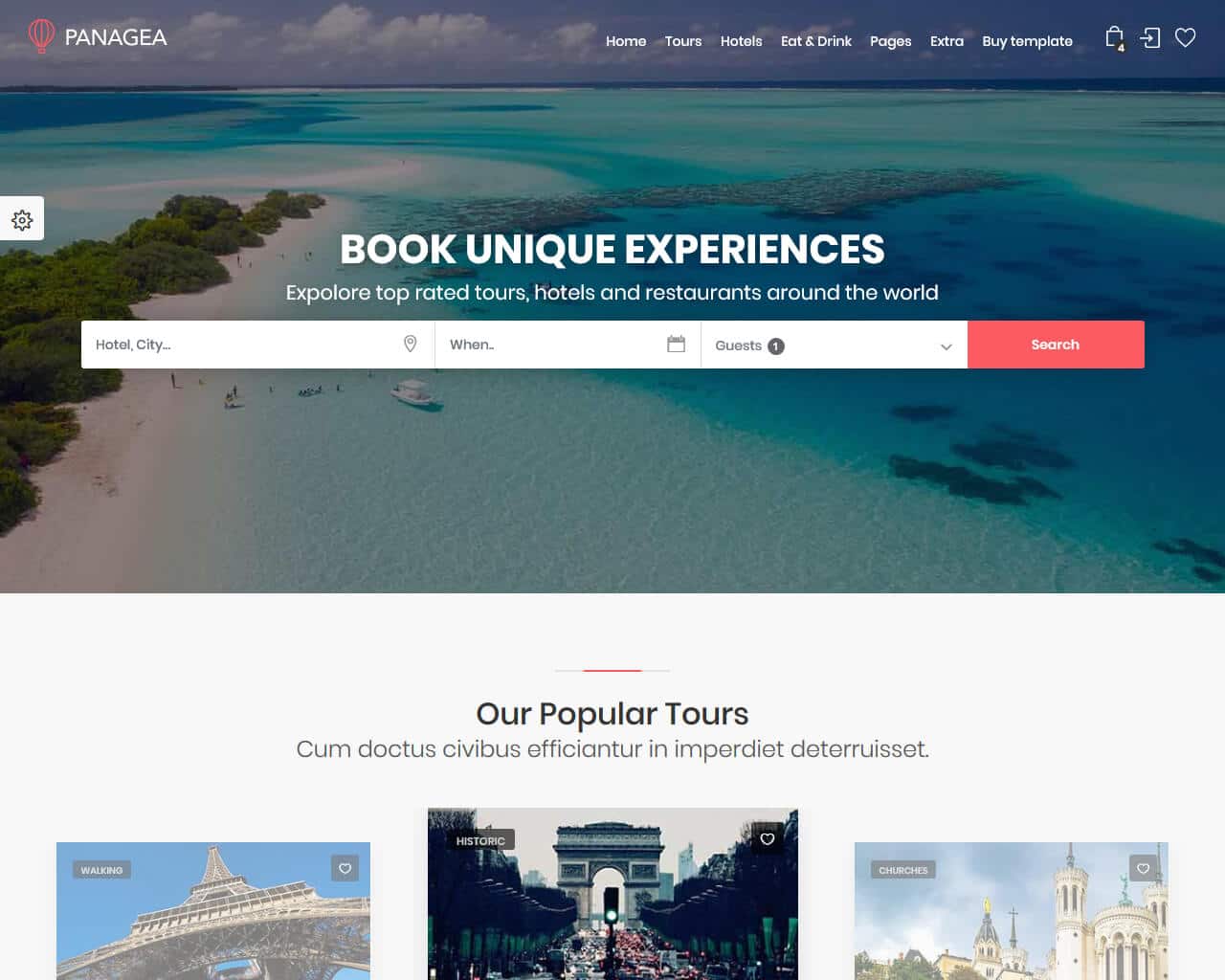 Travel and Tourism Website