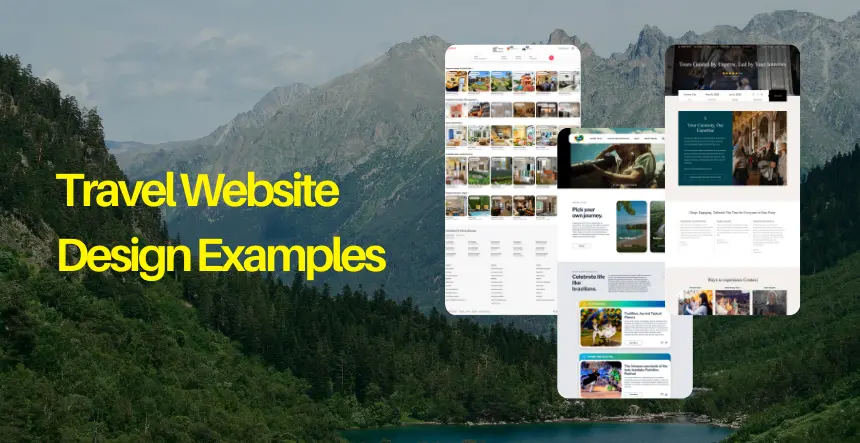 travel booking website design examples 2025