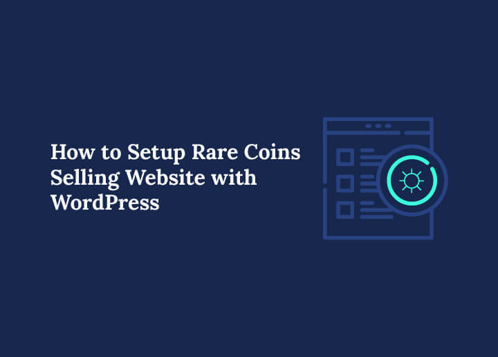Coins Selling Website with WordPress
