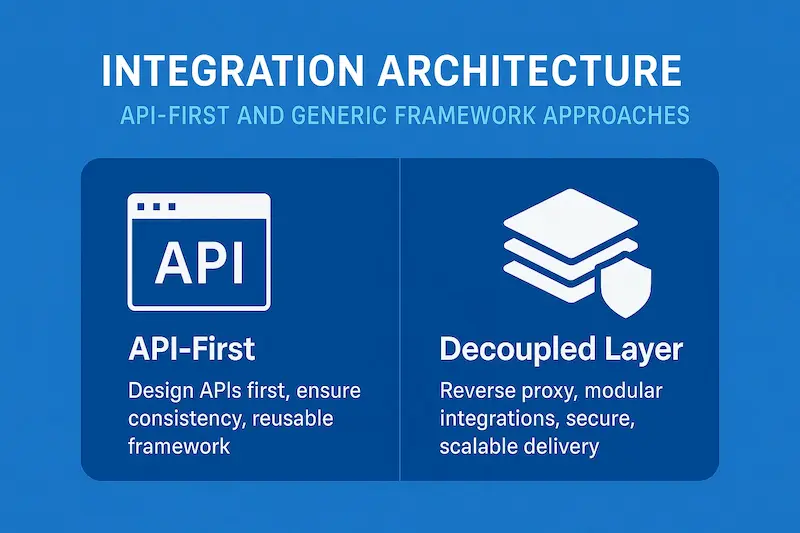 Integration Architecture API-First and Generic Framework Approaches