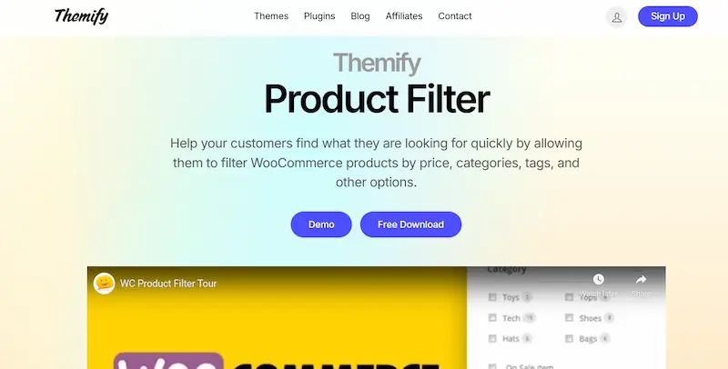 Themify WooCommerce Product Filter