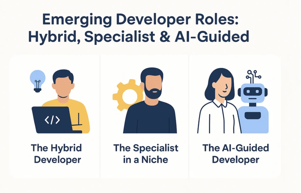 emerging developer roles amid web development dying myth