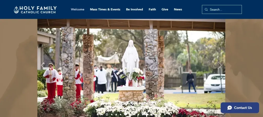 holyfamilyorlando-catholic-parish-web-design