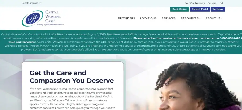 Most Popular OB-GYN Websites to Take Inspiration From 81 Capital-women