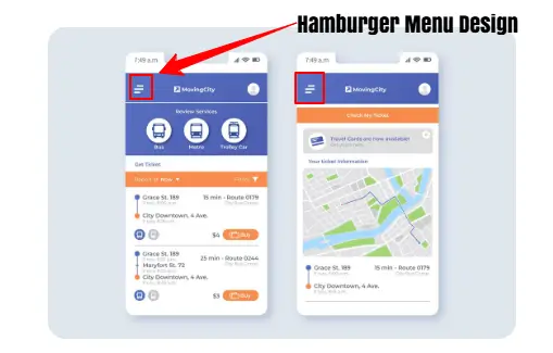 Hamburger Menus Design