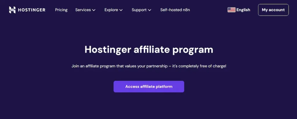 Hostinger Affiliate Program