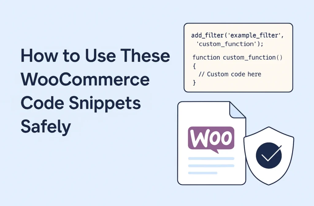How to Use These WooCommerce Code Snippets Safely