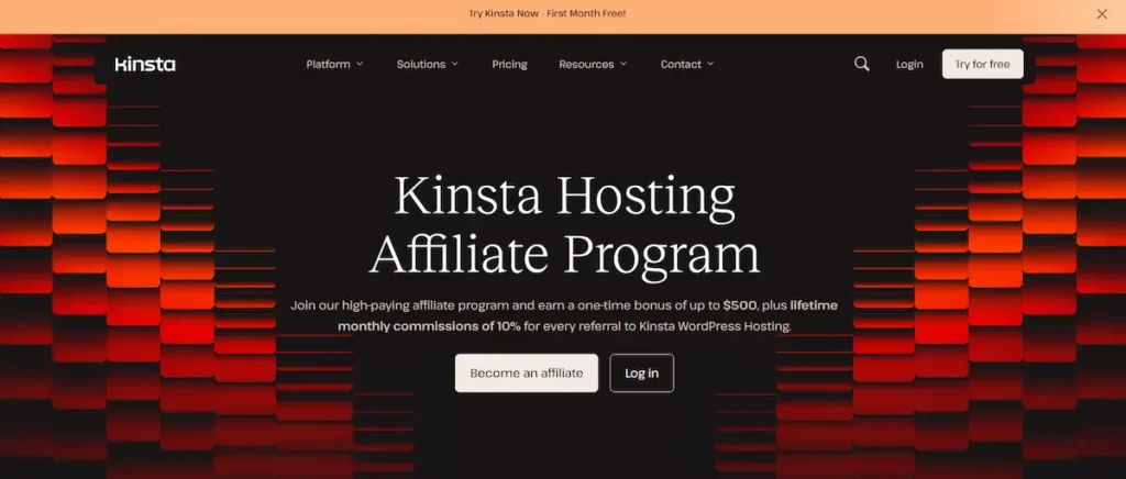 Kinsta Affiliate Program