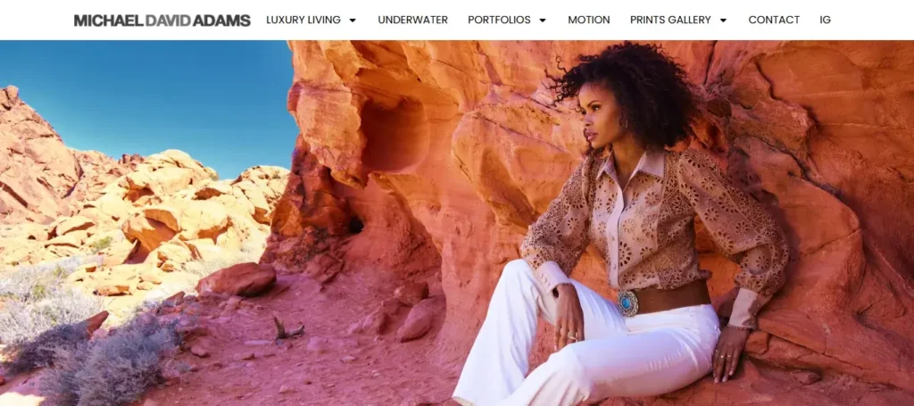 Michael David Adams Photography Website
