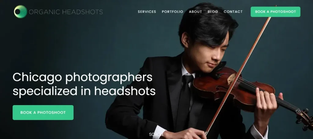 Organic Headshots Website