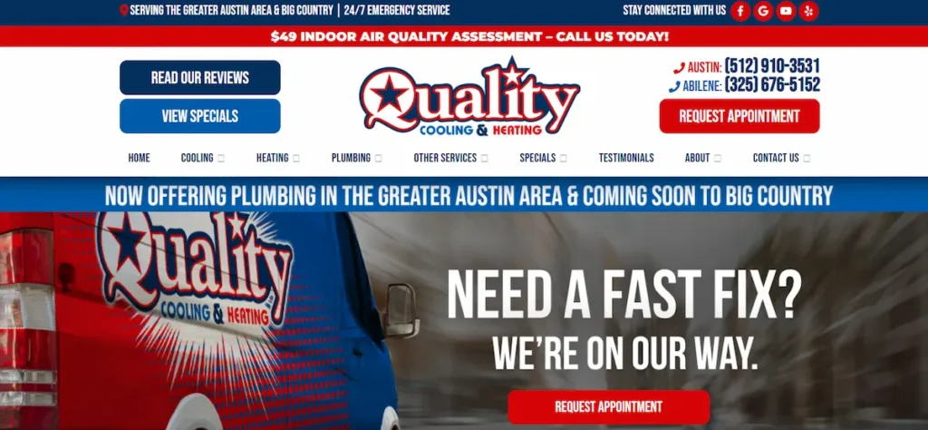 Quality Cooling & Heating