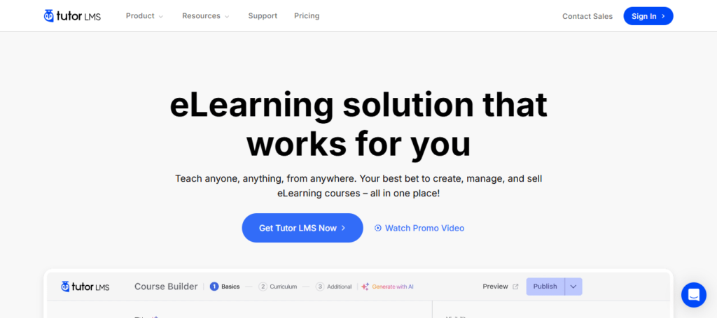 Tutor LMS WordPress Plugin