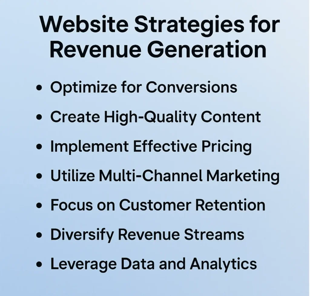 Website Strategies for Revenue Generation - Seahawk Website Strategies for Revenue Generation