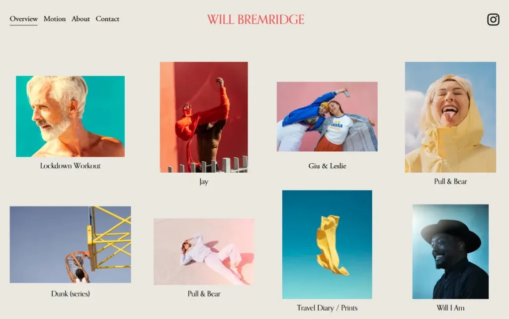 Will Bremridge Photography Website