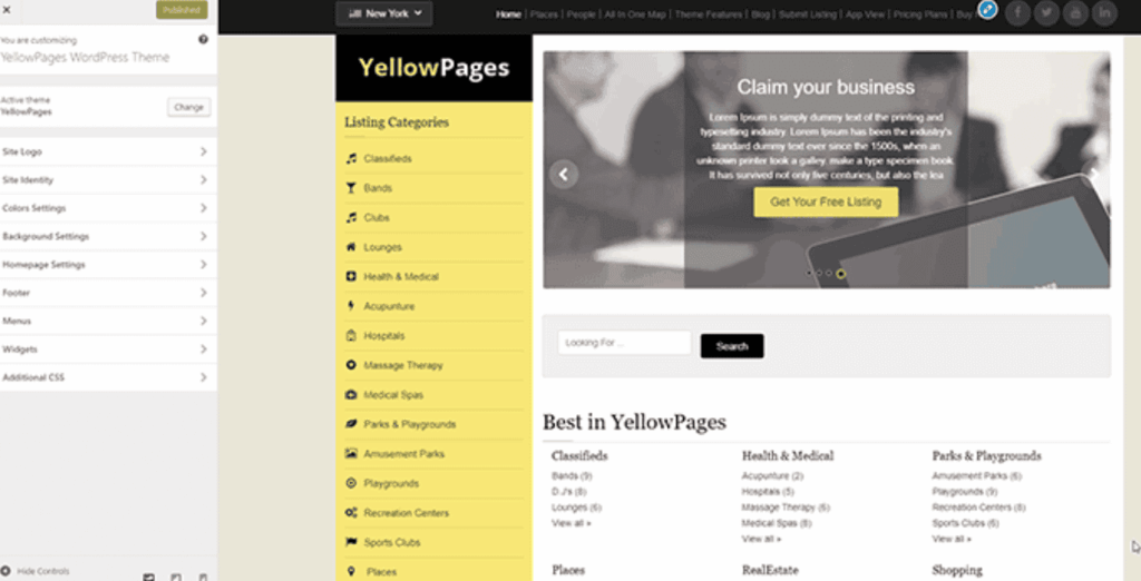 Yellow-pages-website-with-wordpress