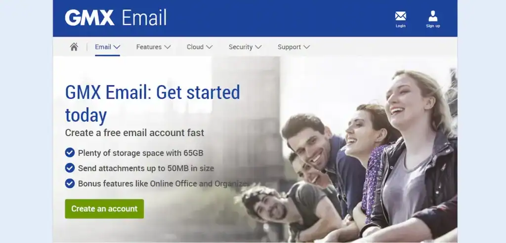 Top Free Email Hosting Services for Small Businesses 87 GMX Mail