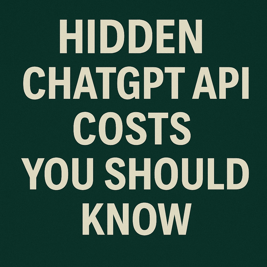 How Much Does the ChatGPT API Cost? A Complete Guide for Businesses 79 Hidden ChatGPT API Costs You Should Know
