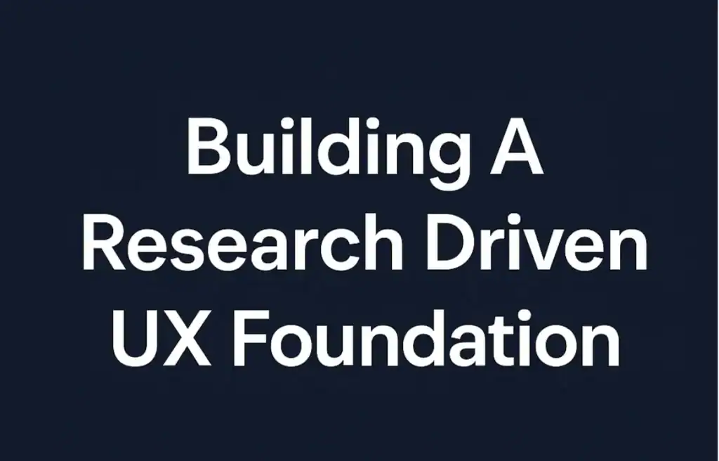 Ecommerce UX Design Guide to Win More Sales in 2025 78 building research driven ux foundation