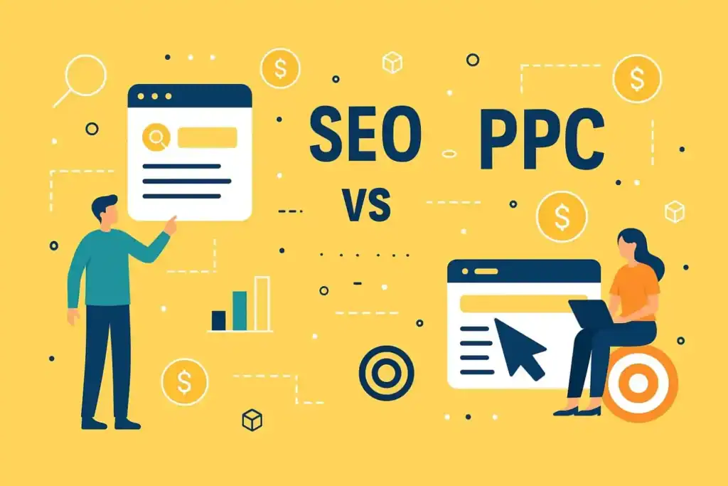 SEO vs PPC: How to Decide Between Pay-Per-Click and SEO 80 SEO vs PPC comparison