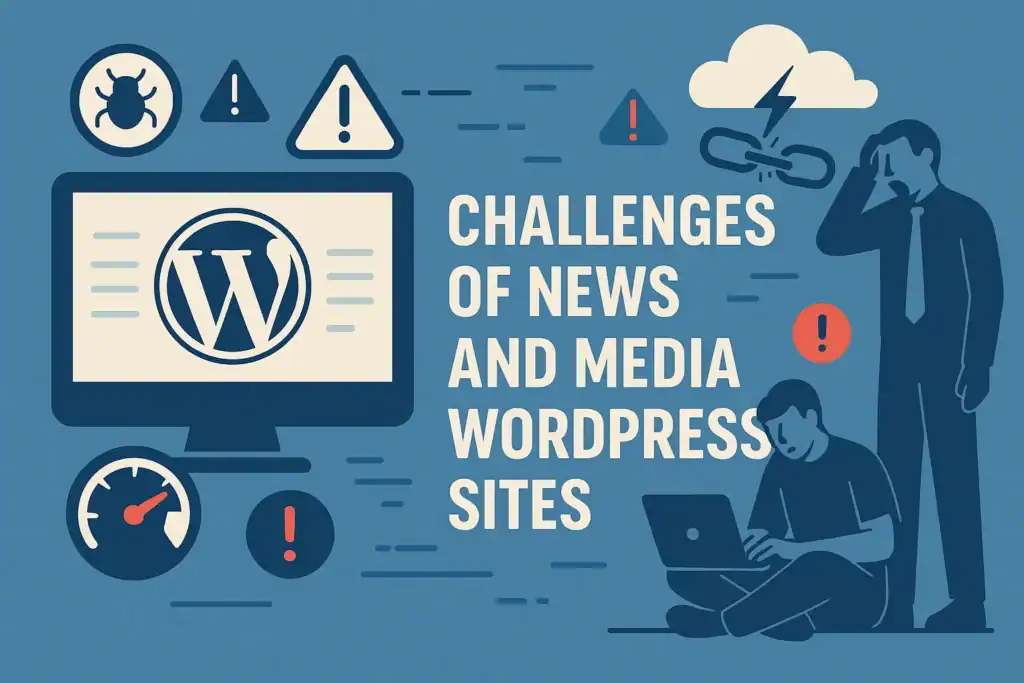 WordPress Maintenance Plans for News and Media Sites: Keep Publishing without Downtime 78 Challenges of News and Media WordPress Sites