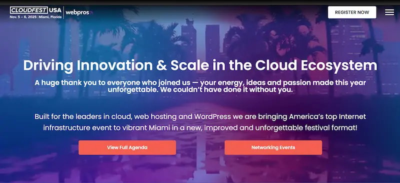 CloudFest USA 2025 Recap: Networking, Thought Leadership, and Next-Gen Cloud 78 CloudFest USA 2025 Homepage