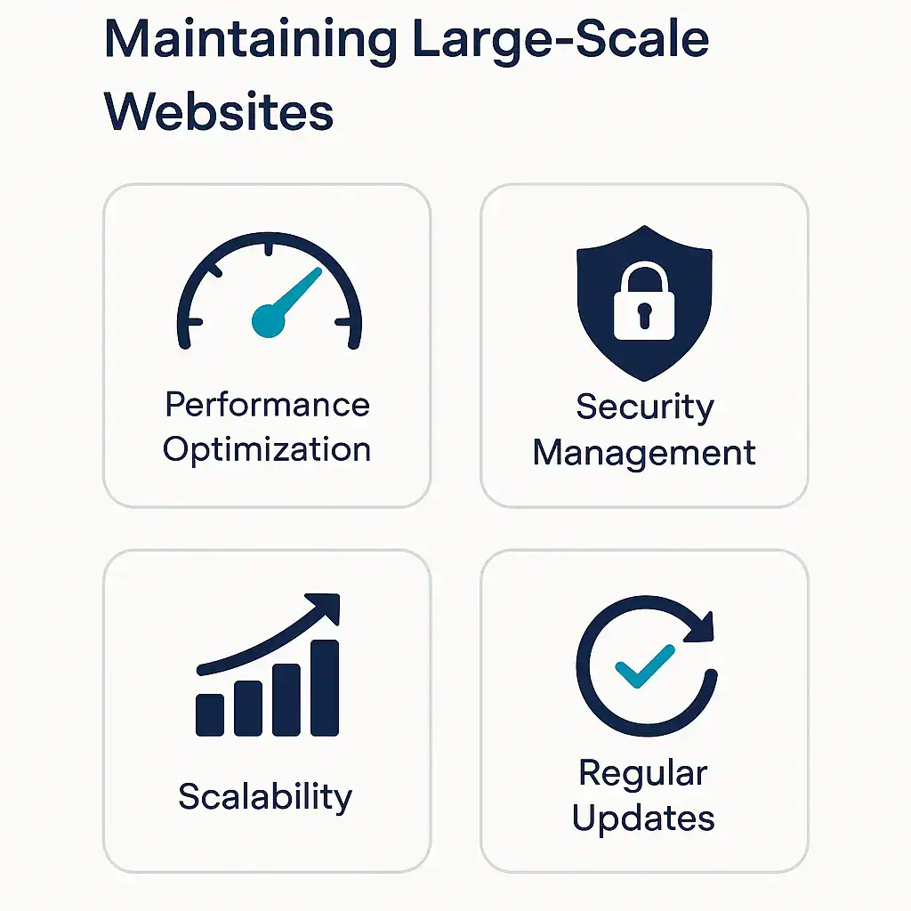 How to Overcome Challenges While Maintaining Large-Scale Websites 78 Key Challenge Areas for Maintaining Large-Scale Websites