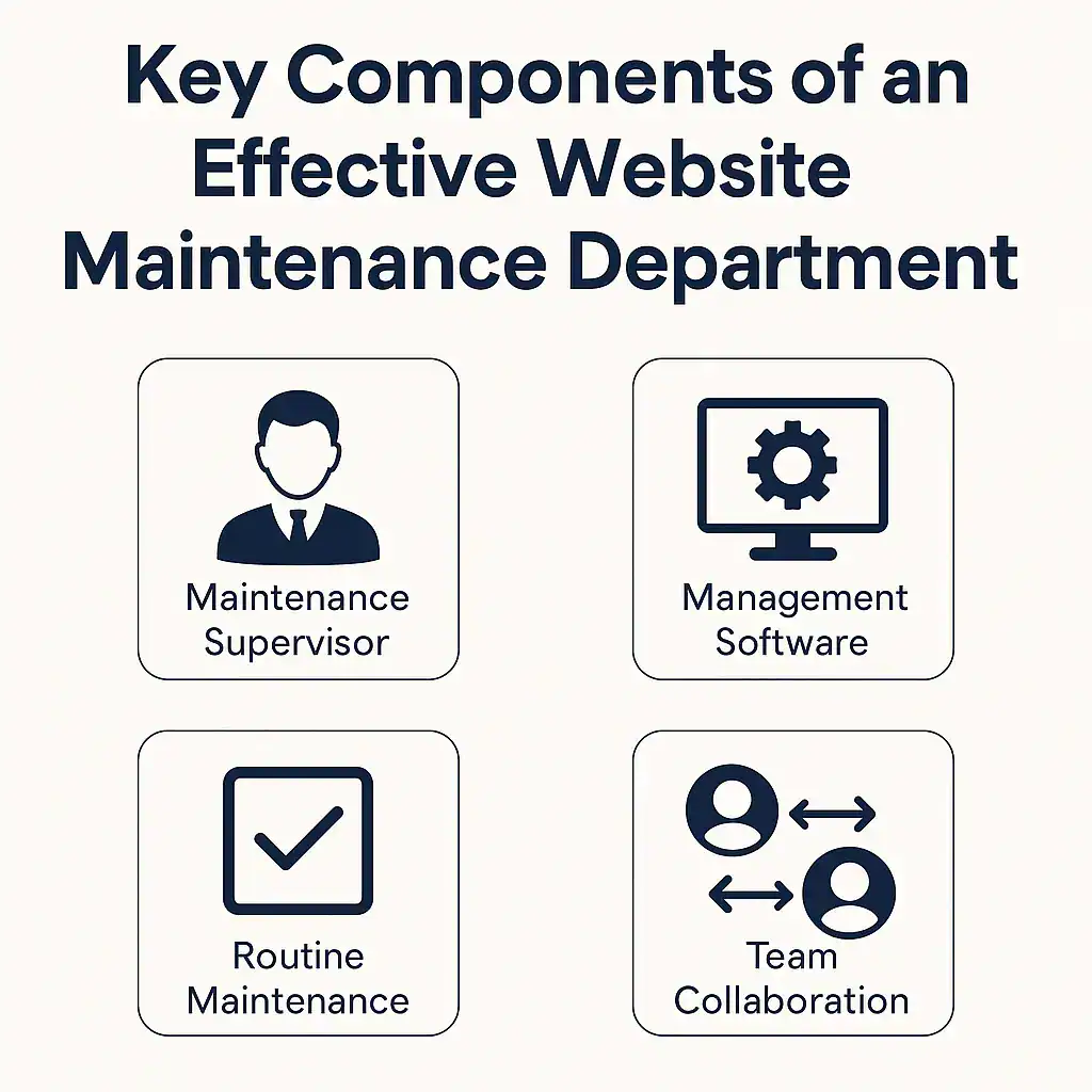 How to Create a High-Performing Website Maintenance Team? 79 Key Components of an Effective Website Maintenance Department