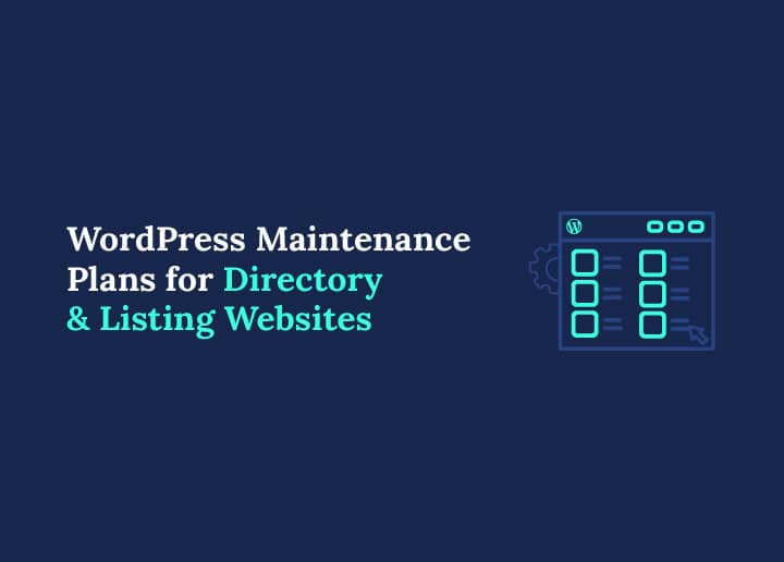 WordPress maintenance for directory and listing websites