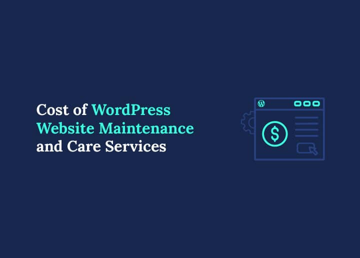 wordpress maintenance cost