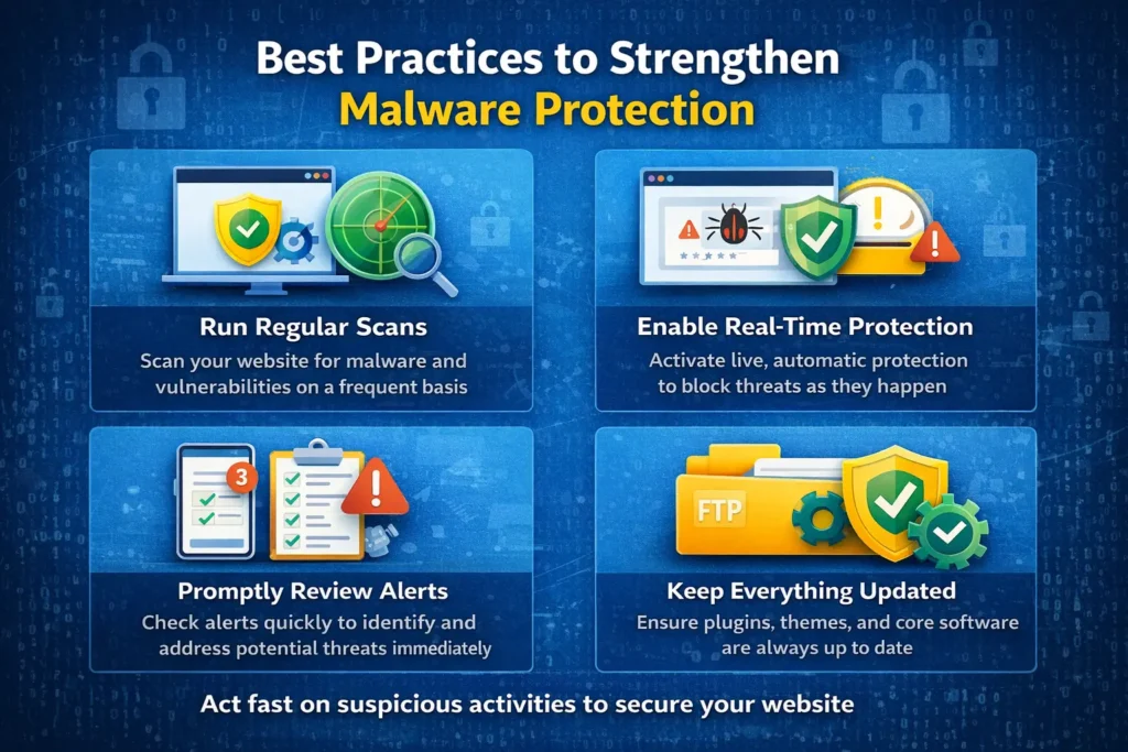 How to Use Malware Protection to Safeguard Your Website Effectively 80 Best Practices to Strengthen Malware Protection