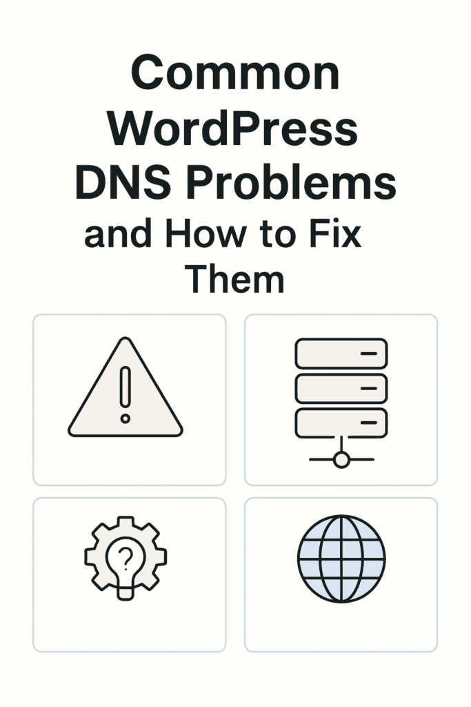 Easy Guide to WordPress DNS Setup for Faster and Secure Websites 79 Common WordPress DNS Problems and How to Fix Them
