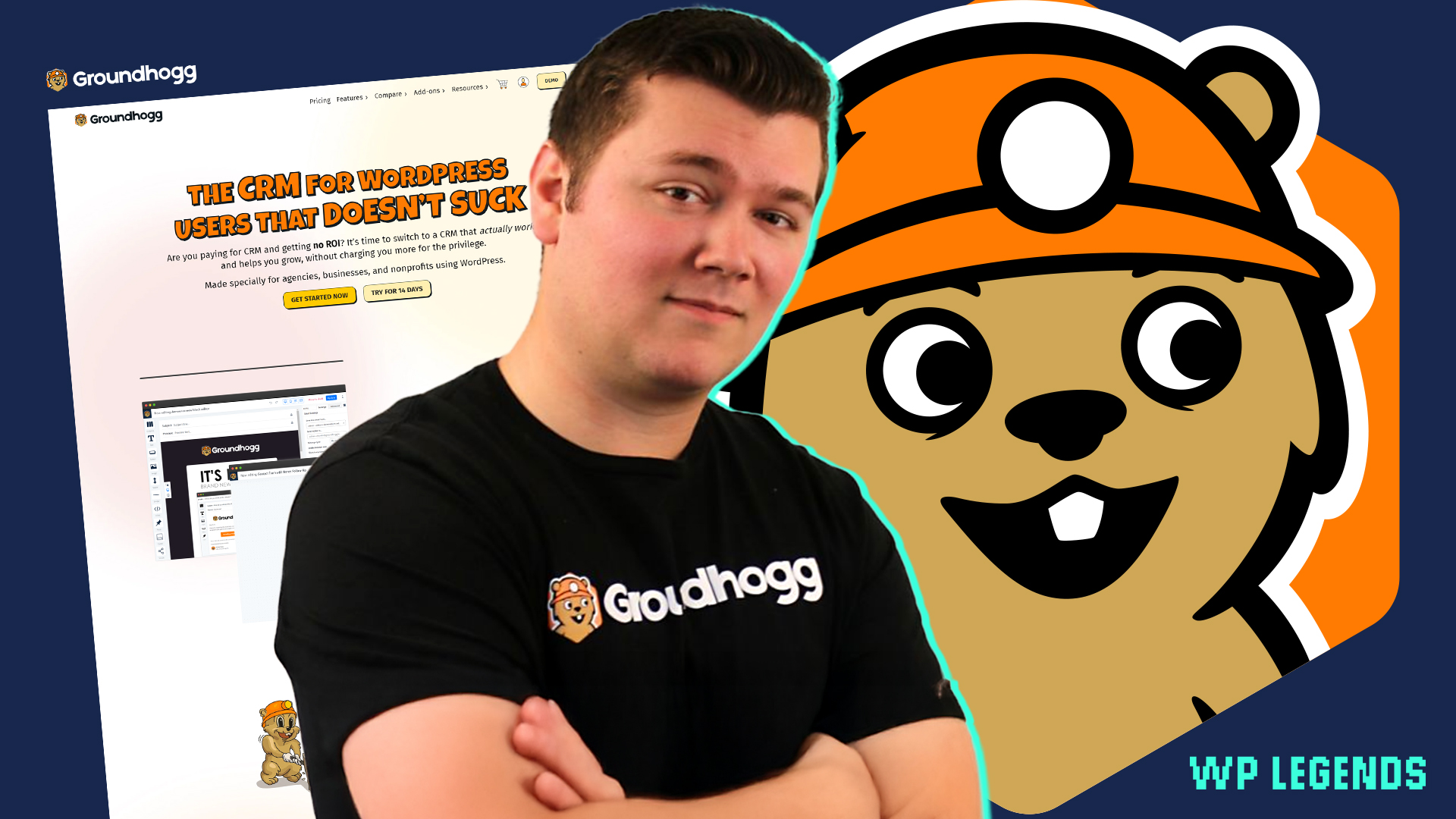 WP Legends Podcast | Interviews with WordPress Experts 91 E68 Groundhoggio Adrian Tobey