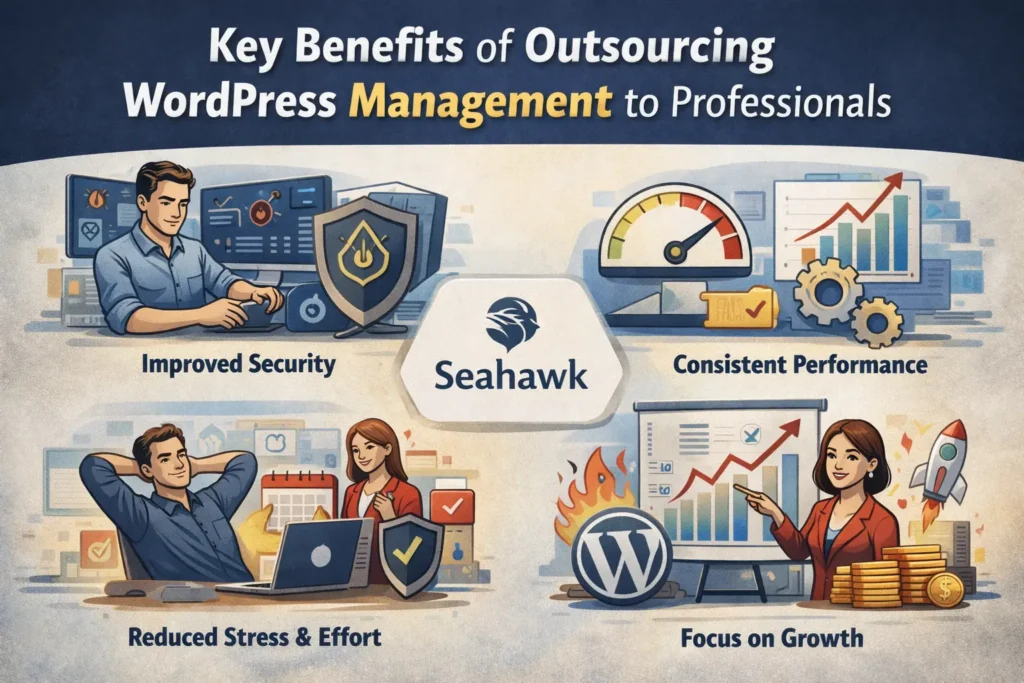 Why Outsourcing WordPress Management Is the Smartest Move for Growing Websites 79 Key Benefits of Outsourcing WordPress Management to Professionals